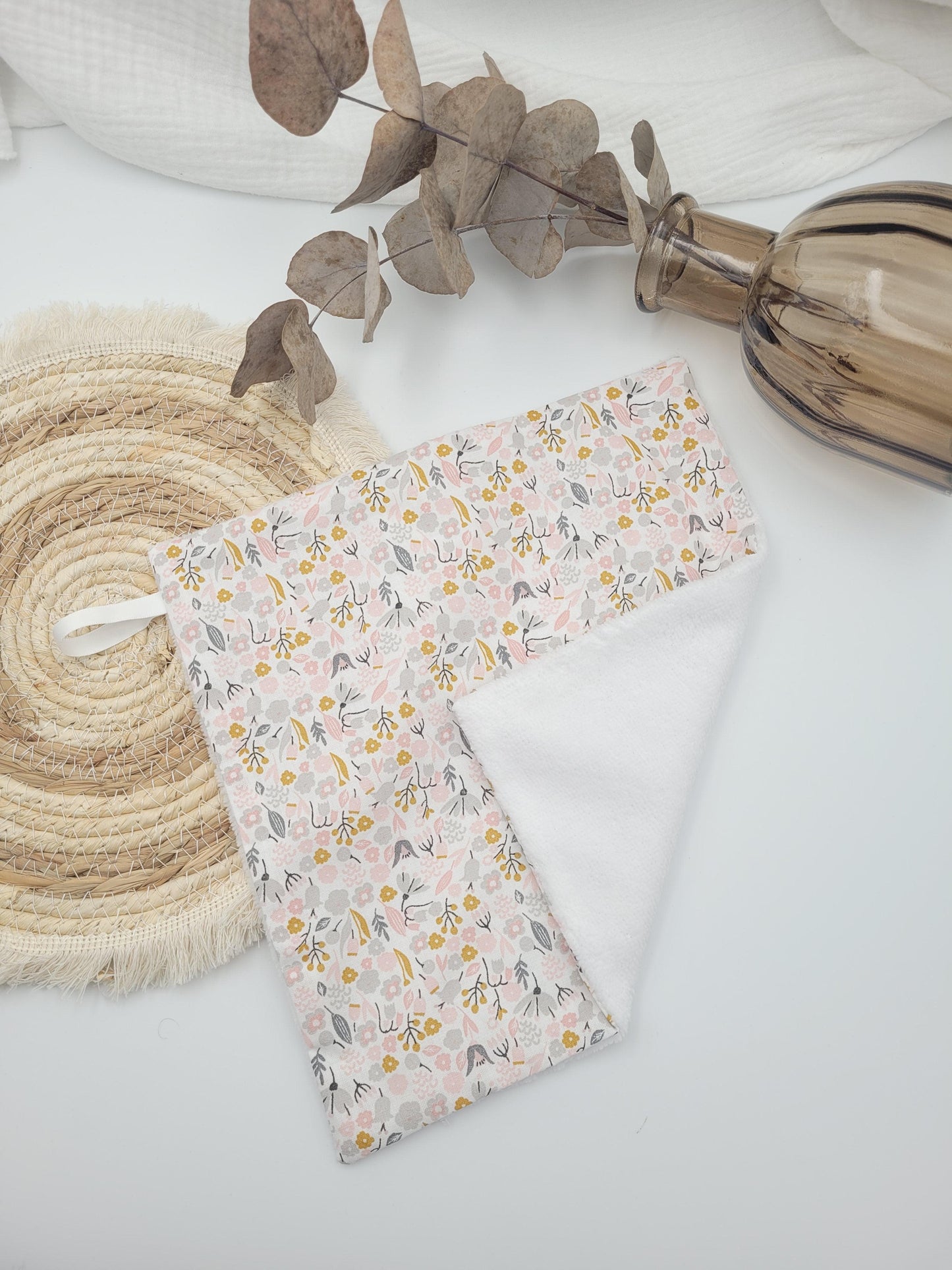 Serviette_visage_main_coton_eponge_bambou_fleurs_Alicia_1 - CréaEmeline
